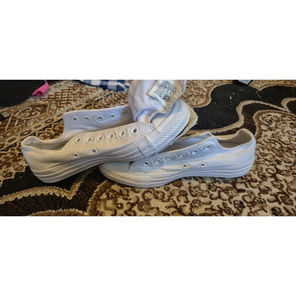 Converse‎ All Star White Slip-On Low Top Sneakers Men 5.5 Women 7.5 EU 38
